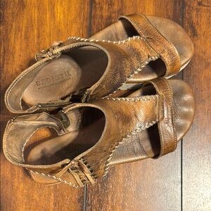 BED|STU Brown Leather Sandals for Effortless Style